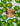Packages of 12 Green Small Millefiori Beads - 1