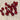 Red Clear Glass Bicones #7111 - 1
