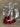 Red Faceted Teardrop Briolette Beads #7132 - 3