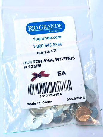 12 mm Button Shanks - 1
