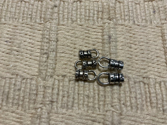 Sterling Silver Crimp ‘Eyes’ for Necklace or Bracelet #7178 - 1