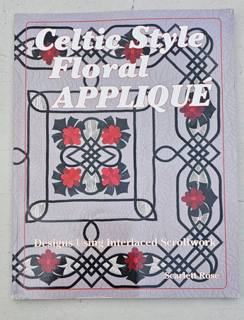 Book Celtic Floral Applique Scarlett Rose - 1