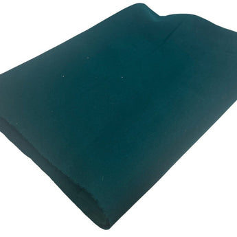 2yds+ Solid Emerald Green Stretchy Polyester Blend Craft Sewing Fabric Remnant - 1