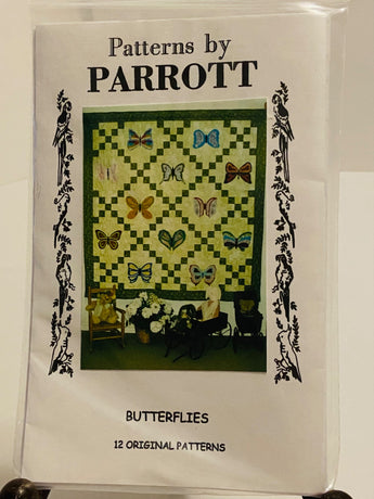 Patterns by Parrott- Butterflies, 12 Patterns. New - 1