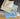 Mixed quilt fabric scraps: 4 Pieces (measurements in inches) Lot #6 - 1