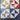 Bundle of 4 Quilt Squares - 7.5in - Lot C