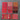 Bundle of 50, 4-inch Quilt Squares - Reds