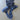 Navy Blue Ruffled Trim - 1.88yds