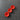 1 3/4-inch Oversized Red Textured-Back 2-Hole Buttons