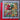 Cow Square Panel with 4pc Red Squares