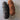 Ball of Unlabeled Black & Brown Acrylic Yarn - 10.7oz