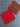 Red & Green Holiday Themed Appliques or Patches