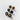 3 Pairs of Vintage Black & Gold Buttons