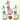 Vintage Giraffes Embroidered Applique / Patch Set