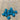 Deco Aqua Glass Tube Beads #7007 - 1