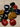 Modern Ceramic Round Multi Colored Disc Beads #7040 - 2