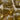 Clear Acrylic Gold Accent Barrel Beads #7049 - 2
