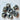 Sterling Silver "Q" Beads - 1