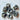 Sterling Silver "Q" Beads - 1