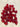 Red Frosted Glass Rounded Cubes #7146 - 1