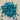 Howlite (faux turquoise) Textured Round Discs #7162 - 1