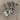 Sliver Tone Metal Pierced Earring Starts #7200 - 1