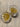 Light Amber Colored Cube Beads #7300 - 2
