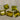 Yellow Faceted Glass Gemstones #7364 - 2