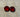 Ruby Red Faceted Glass Gemstones #7384 - 1
