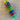 One multi-colored Stackable Bead/Findings Rounds #15 - 1