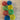 One multi-colored Stackable Bead/Findings Rounds #15 - 2