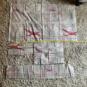Coats Cotton Fabric Remnants "In Transit" - 1