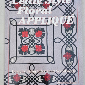 Book Celtic Floral Applique Scarlett Rose - 1