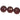 Strand of 24 Vintage Ruby Red Shiny Round Beads Beaded Jewelry Craft Supply - 2