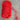 Yarn Bright Red Roll of Novelty Yarn Lots of yardage 1.5 Pounds - 1