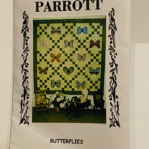 Patterns by Parrott- Butterflies, 12 Patterns. New - 1