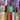 Batik Fabric Layer cake, lot of 40 pieces each is 10" x 10" Variety green Purple - 1
