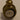 Brass Clock for Dollhouse, Used