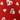 4 yds New Shason Inc 72"x44" Valentine Puppy Dog Paws Quilting PolyCotton Fabric