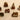 Miniature Wooden Shadow Box, Dollhouse Figures. (11) Used