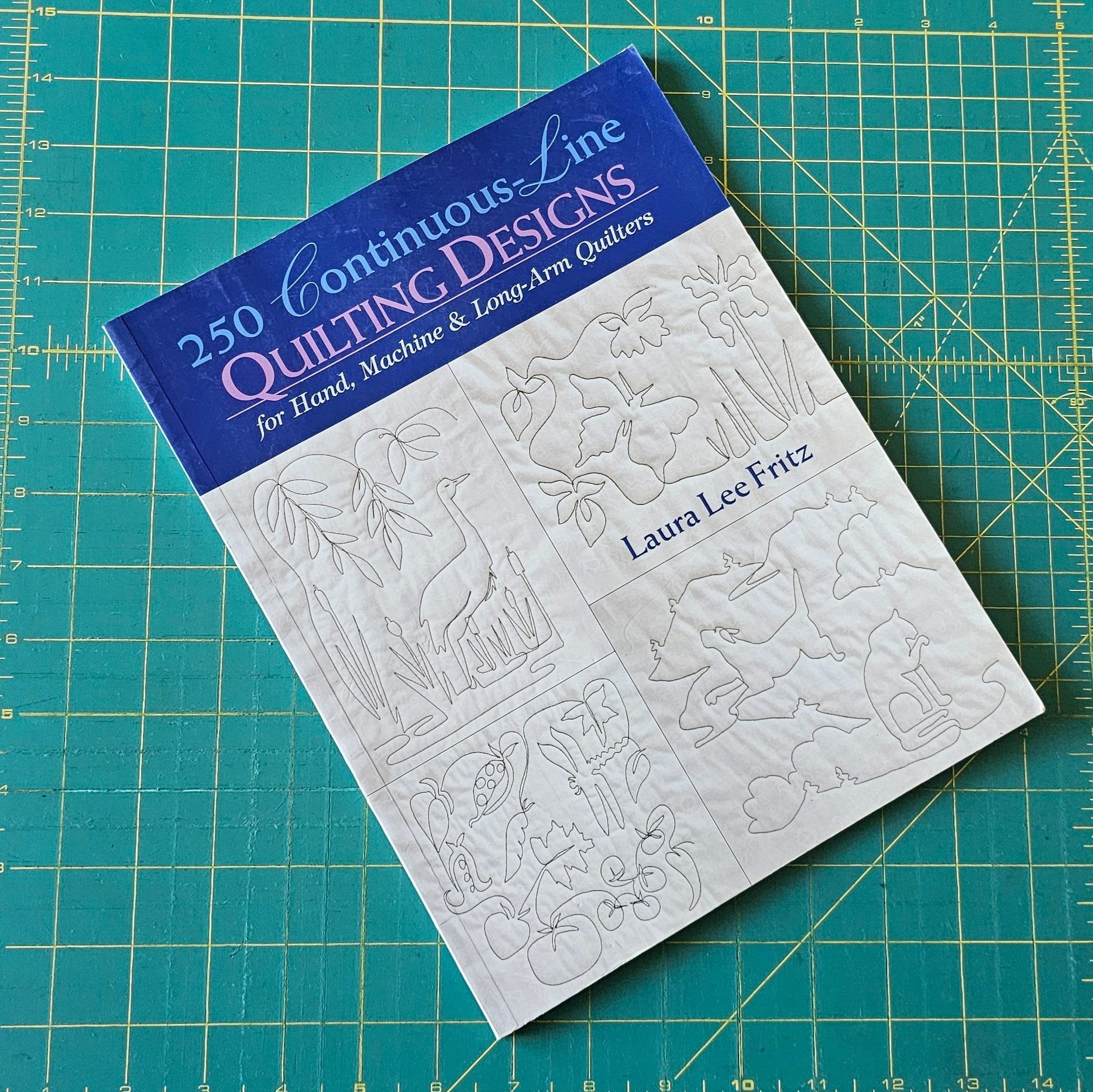Continuous Quantity Book 250 Continuous Line Quilting Designs for Hand, Machine, and Long ...