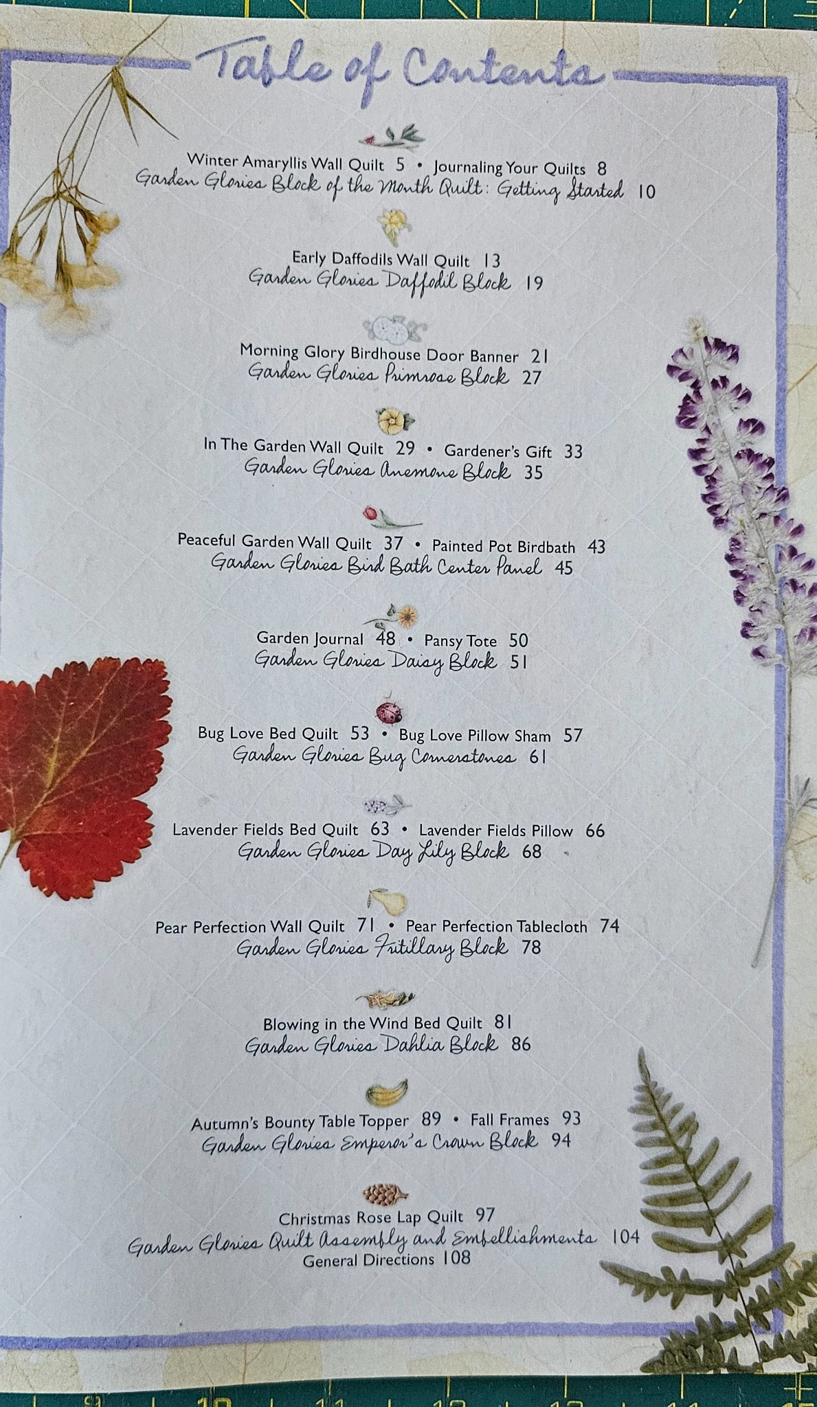 Book Debbie Mumm's Quilts from a Gardener's Journal softcover ...