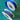Ribbon Blue Two Widths (.25"x11yards)  (1"x10yards)  21 Yards Total