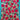 Fabric Christmas Theme Red Flowers Holly Leaves Pinecones 1 Yard