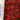 Red black batik cotton fabric Victorian scroll by the yard