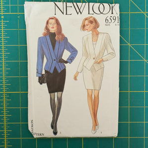 Sewing Pattern New Look Simplicity Jacket and Skirt 6 sizes 8-18 # 6591