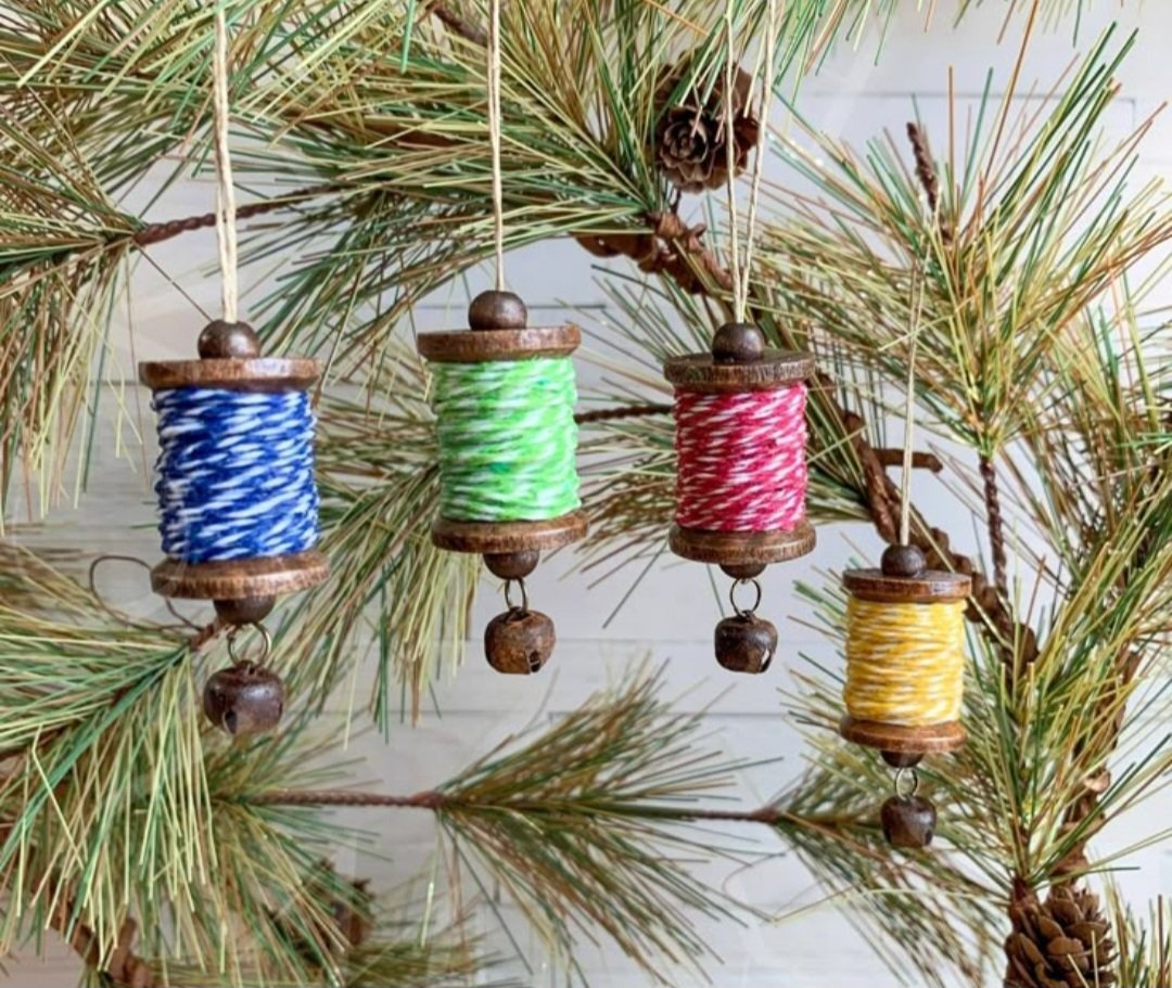 Pin Threadcraft 12 Vintage Thread Spools Thread-on for crafting and repurposing ...