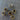 Heavy Gold Metal Shank Buttons with Enamel Center - 7/8"