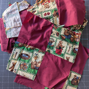 Little Bears Quilt Blocks Scraps & Remnants