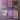 Bundle of 60, 4-inch Quilt Squares - Purple Tones - Lot B